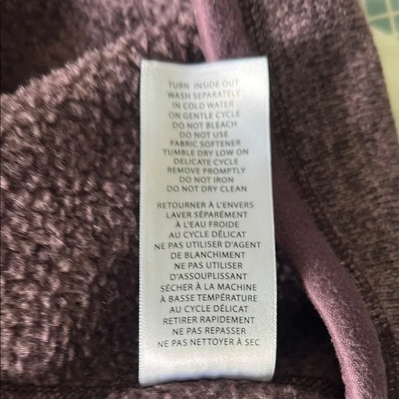 🌸NWOT🌸Stormpack Sunice Purple Quarter-Zip Sweater - Picture 4 of 4